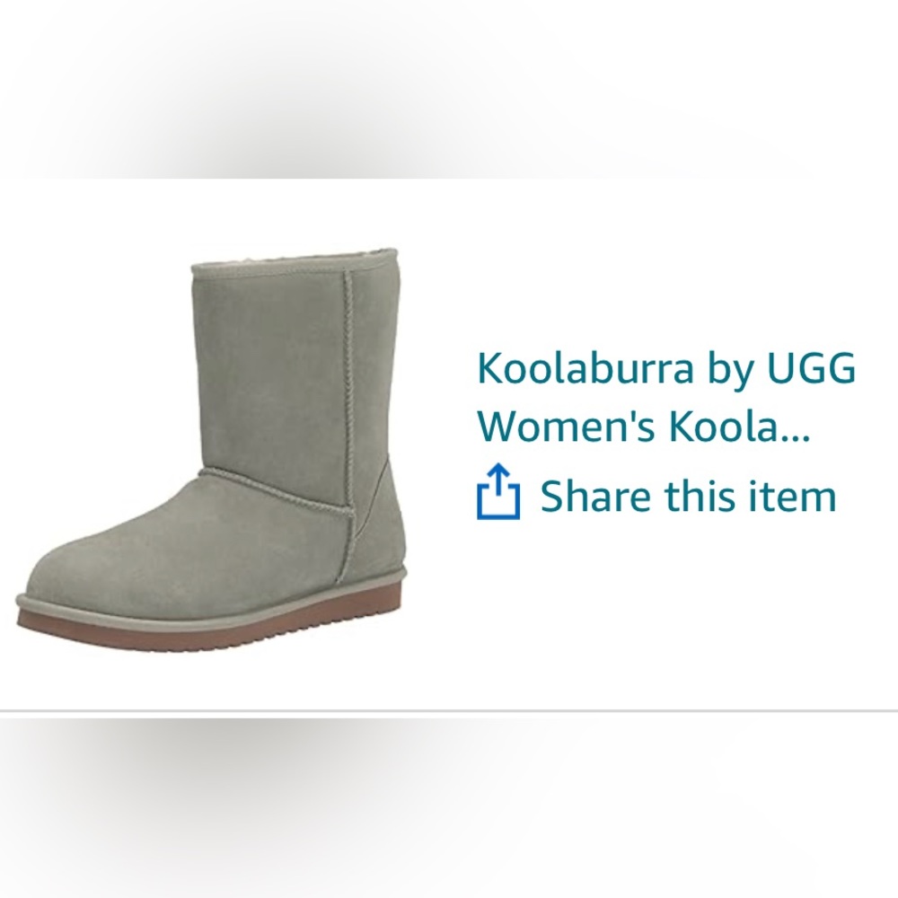 Warm, like new, Koolaburra by UGG Women's Koola Short Boot, Desert Sage, size 9